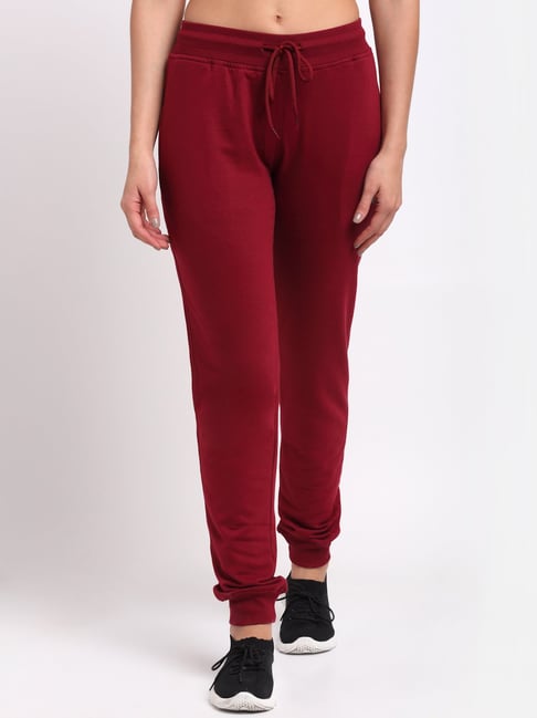 Maroon discount joggers women