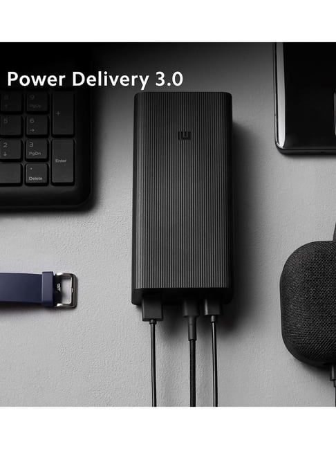 Buy Xiaomi Mi 30000 mAh Power Bank with 18 W Fast Charging (Black