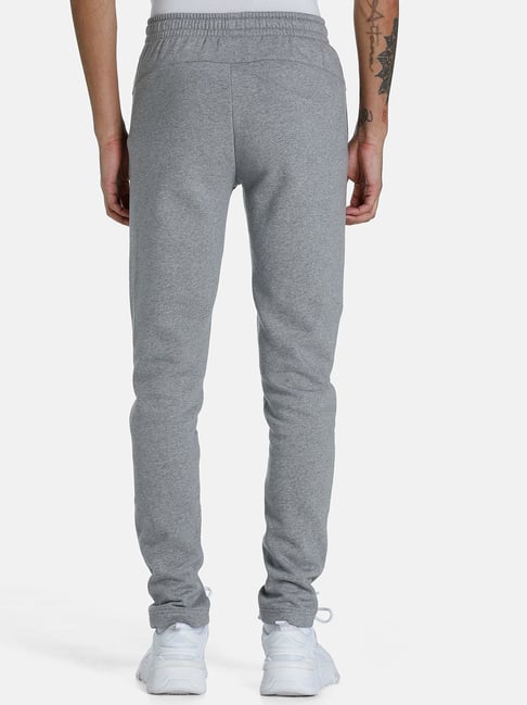 Puma grey track pants hot sale