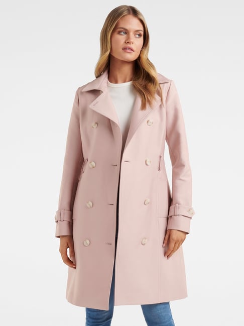 Clothing Pink Trench Coat Womens Buy Forever New Pink Trench Coat For  Women's Online Tata CLiQ - Main Image