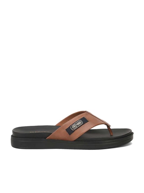 Alberto Torresi Men's Brown Thong Sandals