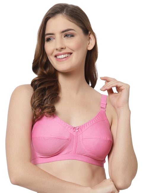 Cukoo Pink Full Coverage Non-Padded Everyday Bra Price in India