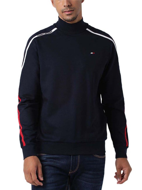 Buy TOMMY HILFIGER Mens Hooded Neck Solid Sweatshirt  Shoppers Stop