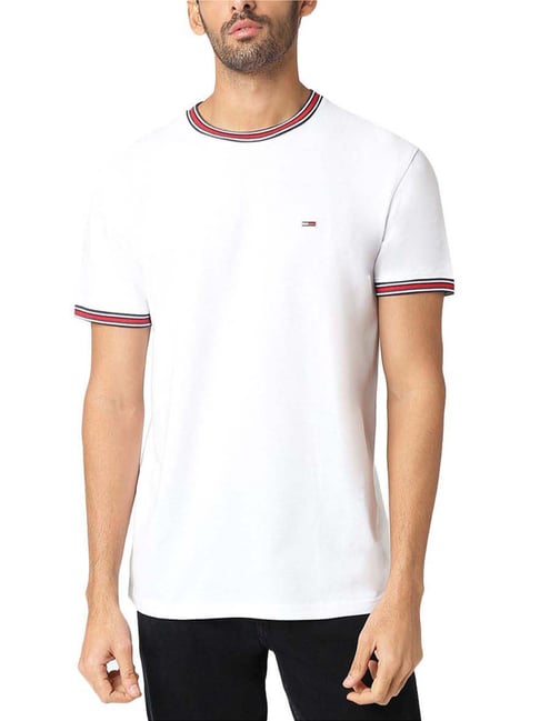 Tommy Jeans White Sold Regular Fit T-Shirt