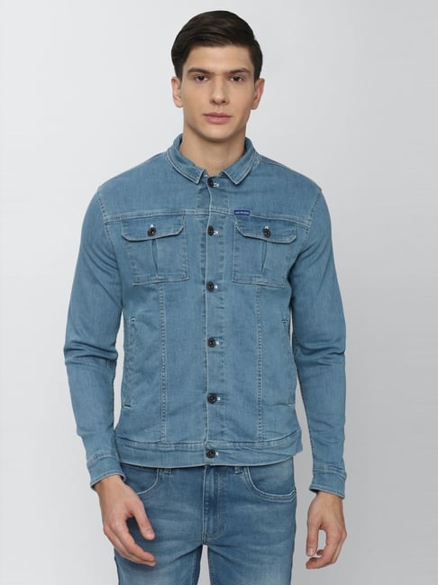 Casual Denim Jackets Single Breasted Slim Fit Jean Jacket For... –  VacationGrabs