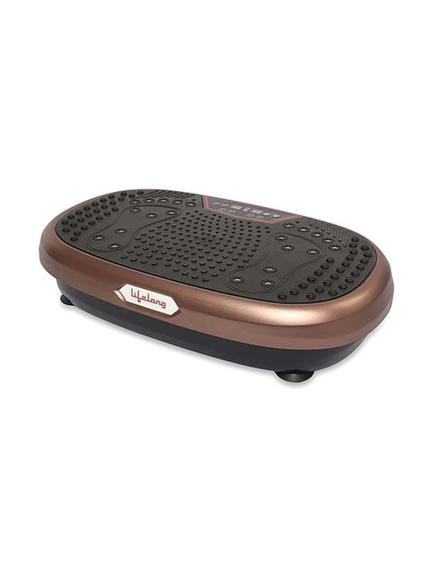 Lifelong LLM234 Crazyfit Vibration Plate Massager Machine for Full Body Workout (Brown)