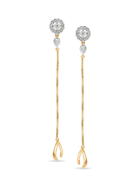 Sway Diamond Sui Dhaga Earrings Jewellery India Online - CaratLane.com