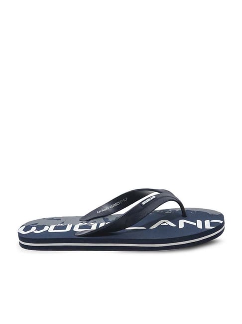 Woodland Men's Navy Flip Flops