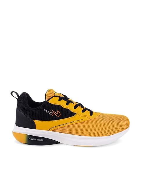 Campus Men's CAMP-RELISH Yellow Running Shoes