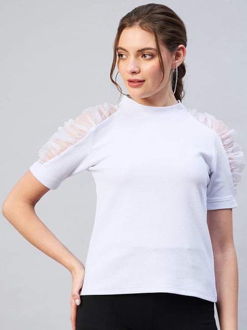 Marie Claire White A-Line Top-picture-26