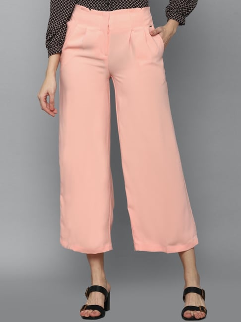 Allen Solly Pink Mid Rise Culottes-picture-29