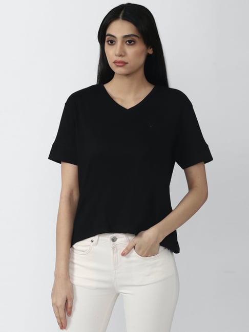 Black shirt outlet womens online india