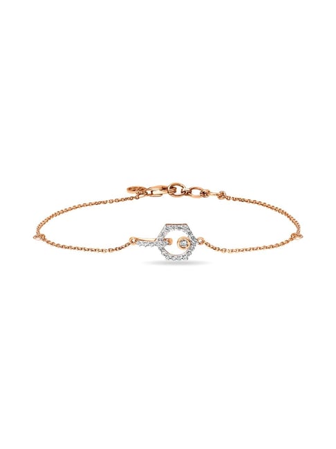 Mia by Tanishq Charmed Union 14k Gold & Diamond Mangalsutra Bracelet