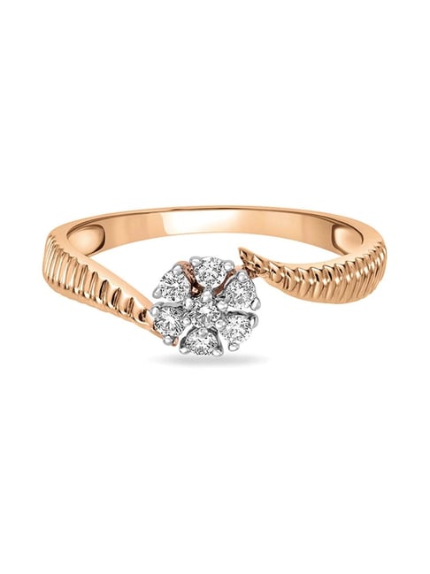 Radiant Flower Diamond Ring