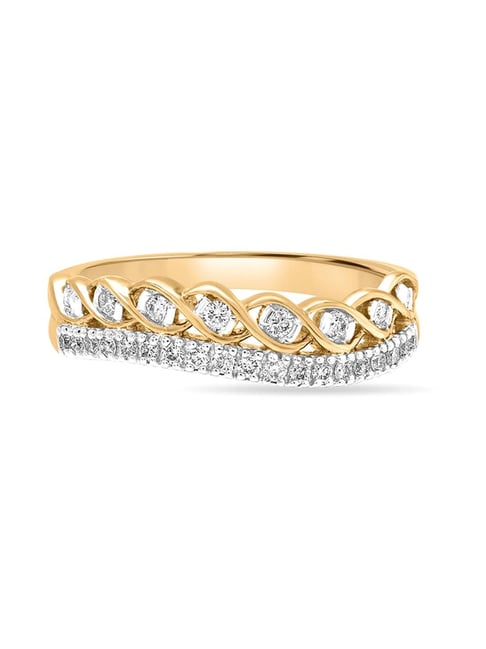 Glamorous Diamond Mesh Stackable Ring