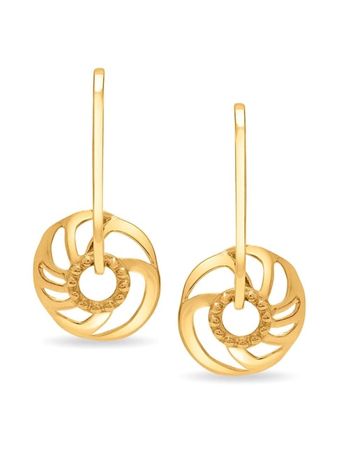 Amazon.com: Solid 10k Yellow Gold Celtic Triple Spiral Triskele Leverback  Earrings for Women: Clothing, Shoes & Jewelry