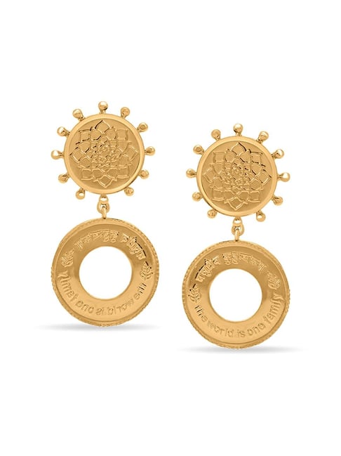 Buy Gold Earrings for Women by Om Jewells Online | Ajio.com