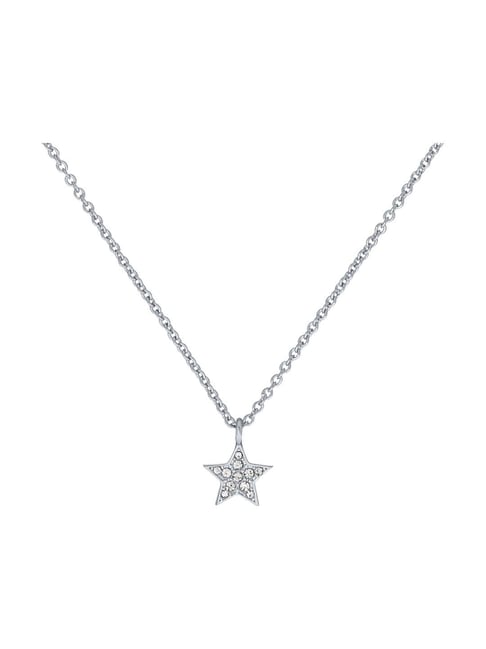 Ted Baker SOFIYY PAVE NANO STAR PENDANT - Necklace - silver-coloured -  Zalando.de