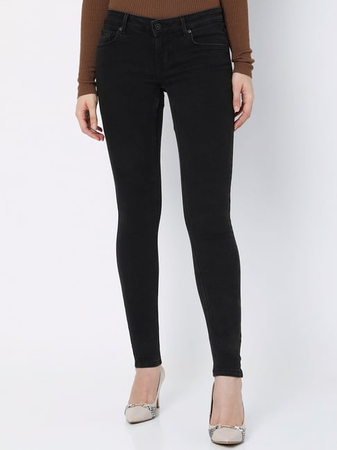 Vero Moda Black Skinny Fit Jeans