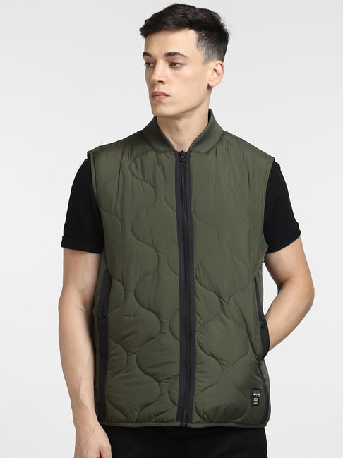 Buy Jack & Jones Silver Regular Fit Jacket for Mens Online @ Tata CLiQ