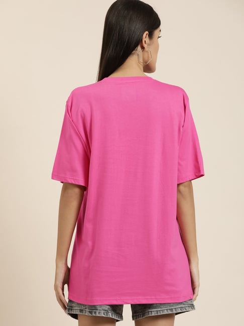 Round Cotton T Shirt Oversized, Size: S-XXL at Rs 170/piece in