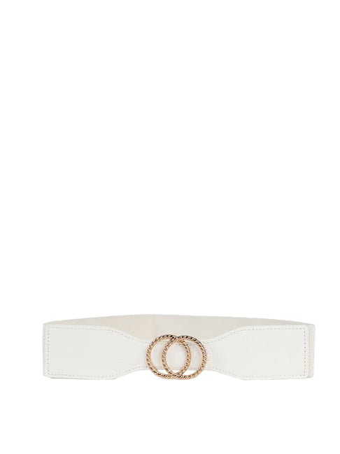 Buy Kazo White Wide Belt for Women Online At Best Price Tata CLiQ