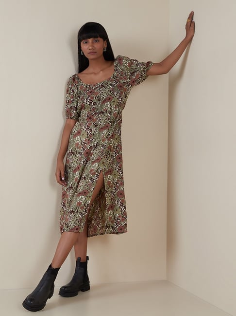 Nuon by Westside Multicolour Printed Dress Price in India