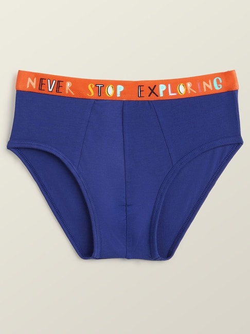 XY Life Kids Blue Relaxed Fit Briefs