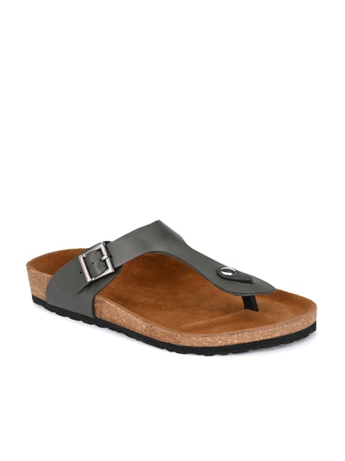 Shences tan leather discount slippers