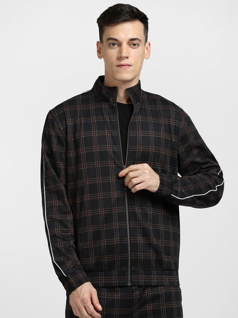 Jack & Jones Black High Neck Jacket