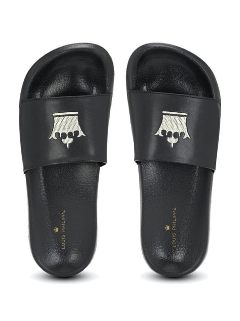 Buy Louis Philippe Men's Black Slides for Men at Best Price @ Tata CLiQ