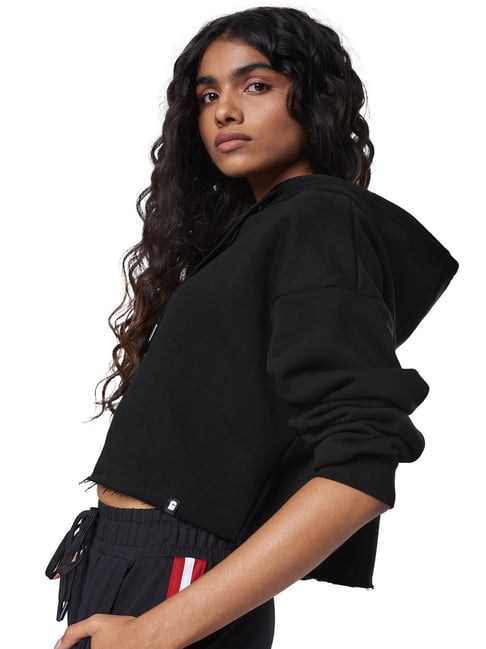 Buy The Souled Store Black Hoodie for Women's Online @ Tata CLiQ