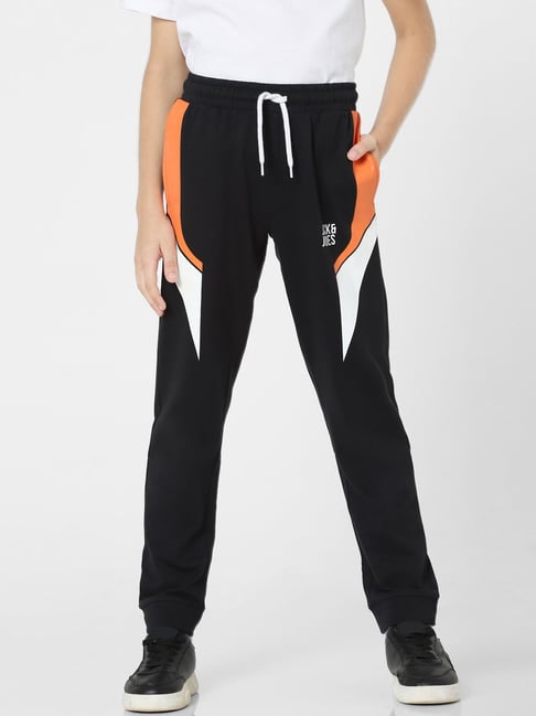 Buy FITUP LIFE Men Black with Orange Stripe Track Pant Imported Online at  Low Prices in India  Paytmmallcom
