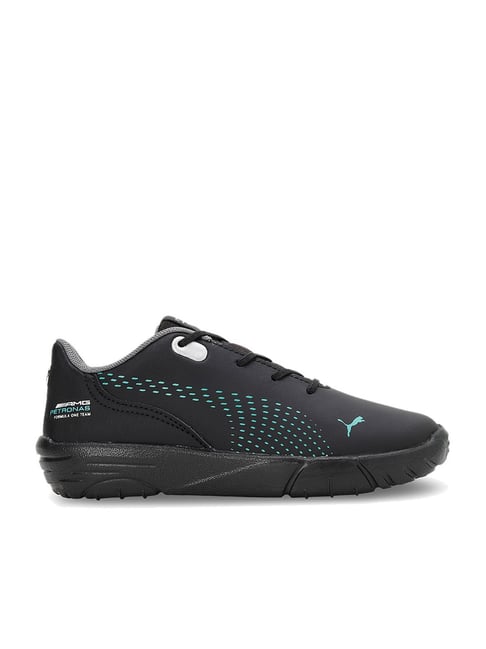 Puma Kids MAPF1 Drift Cat Decima AC PS Black & Spectra Blue Casual Sneakers