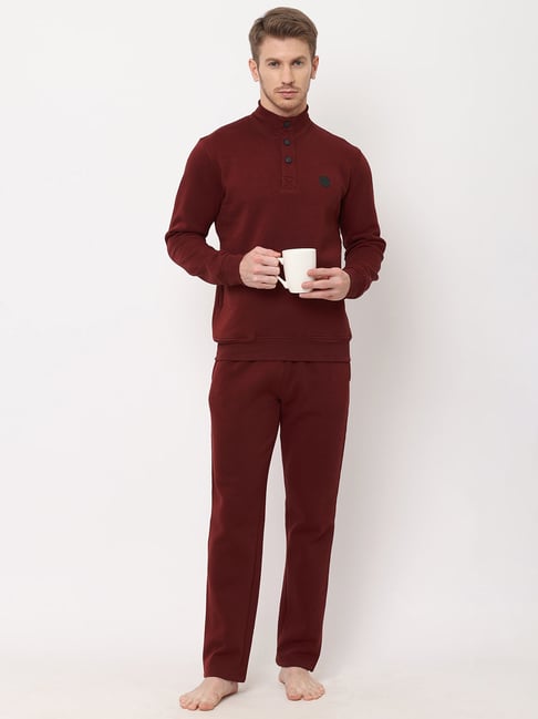 Buy Sweet Dreams Maroon Regular Fit Tracksuits Pack of for Men