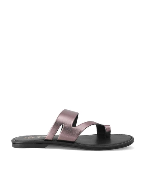 Tresmode Women's Pewter Toe Ring Sandals