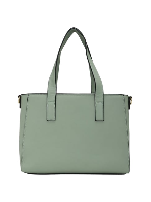 Buy Van Heusen Green Solid Medium Shoulder Bag Online At Best