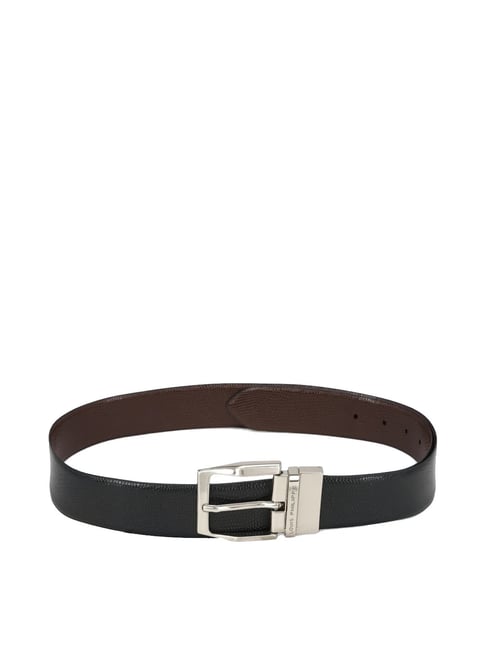 Buy Louis Philippe Black Textured Reversible Belt for Men at Best Price @  Tata CLiQ