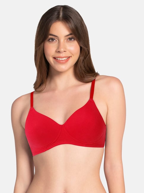 Buy Amante Red Full Coverage T-Shirt Bra for Women Online @ Tata CLiQ