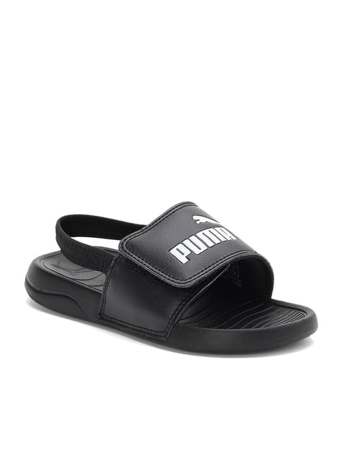 Buy Puma Kids Black & White Back Strap Sandals for Boys at Best Price @  Tata CLiQ