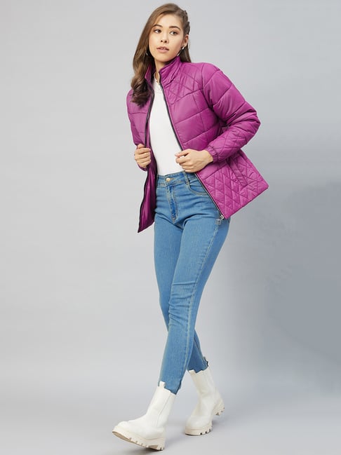 tottenham purple puffer jacket