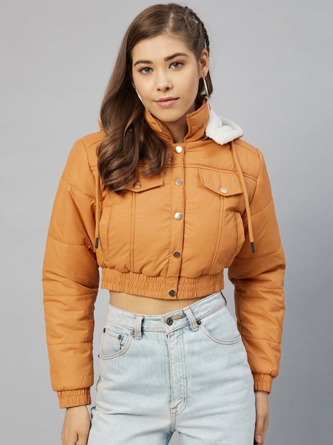 Mustard 2025 cropped jacket