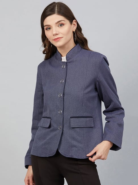 Buy Marie Claire Blue Blazer for Women's Online Tata CLiQ