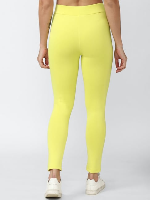 Buy Forever 21 Mustard Regular Fit Leggings for Women Online @ Tata CLiQ