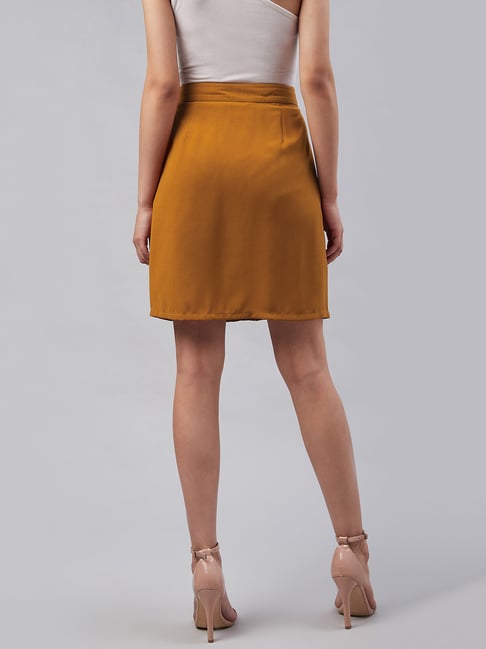 Mustard a 2025 line mini skirt