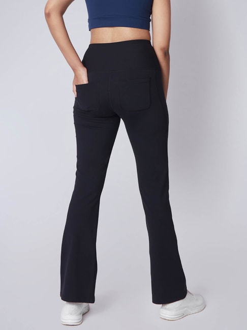 Fashion (Black Long)Plus Size Slit Black Flare Pants For Women Trousers  Korean Style Casual Office Lady Female High Waist Long Bell Bottom Pants  XXA @ Best Price Online | Jumia Egypt