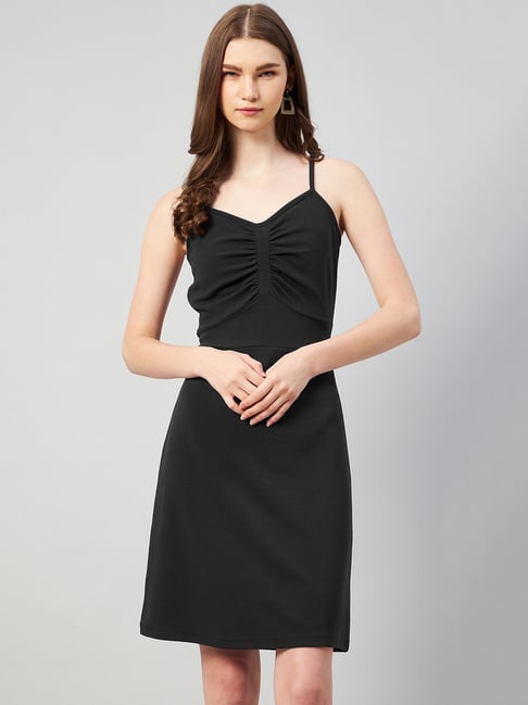 Summer Dresses & Work Dresses Australia| Black Mini Dress A Line Dress –  Anna Thomas