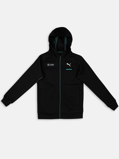Mercedes AMG Petronas F1 Youth Regular Fit Hooded Sweat Jacket