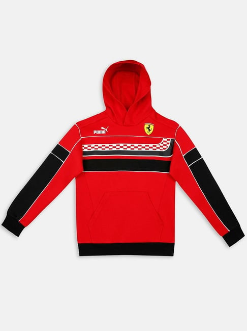 Puma ferrari red on sale hoodie