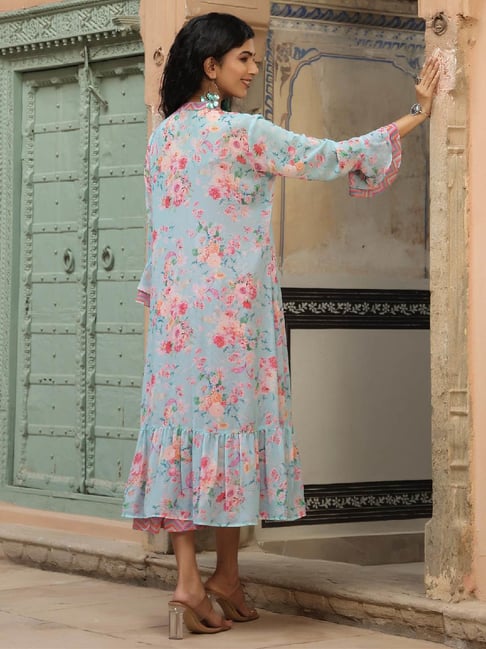 Order Pink Shrug Dress Online From charvi ethnic store,netrang